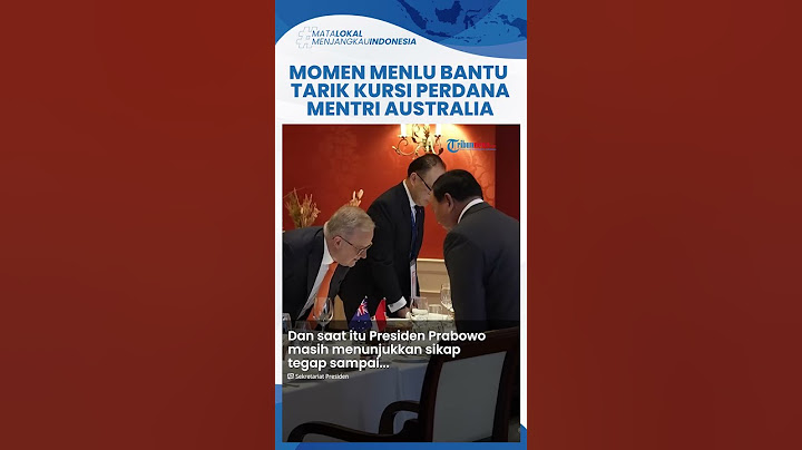 Di Hadapan Prabowo, Menlu Sugiono Bantu Tarik Kursi Penasihat PM Australia, Presiden Sikap Tegap