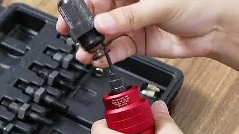 Powerful Cordless Rivet Kit: 10 Mandrels, 50 Nuts, & Case for All Your Fastening Needs