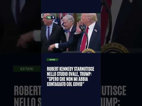 Robert Kennedy Starnutisce Nello Studio Ovale Trump Spero Che Non Mi Abbia Contagiato Col Covid