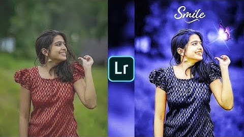 Lightroom butterfly photo editing tutorial | lightroom background colour change preset