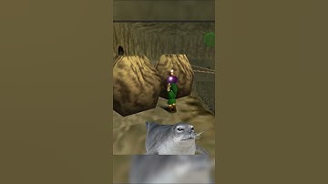 Gorons are rock seals, really | #ocarinaoftime #randomizer  #short