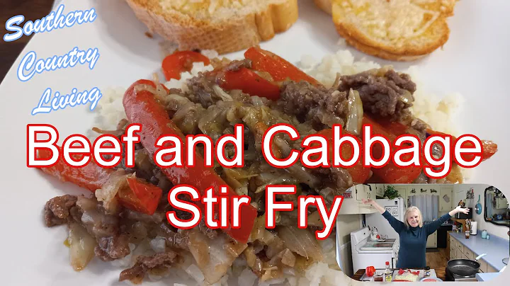 Beef and Cabbage Stir Fry  --  Calvin Cooks and Ma...