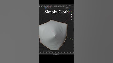 blenderのSimply Clothというaddonでクッションを作っている動作動画です。　　#blender #addon #SimplyCloth URLは概要欄