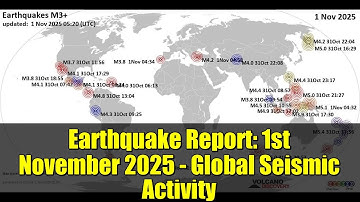 Earthquake Report: 1st November 2025 - Global Seismic Activity