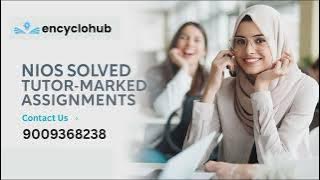 HOW TO GET NIOS SOLVED HINDI TMA