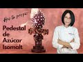 Azúcar isomalt. Haz un pedestal dulce para tus decoraciónes