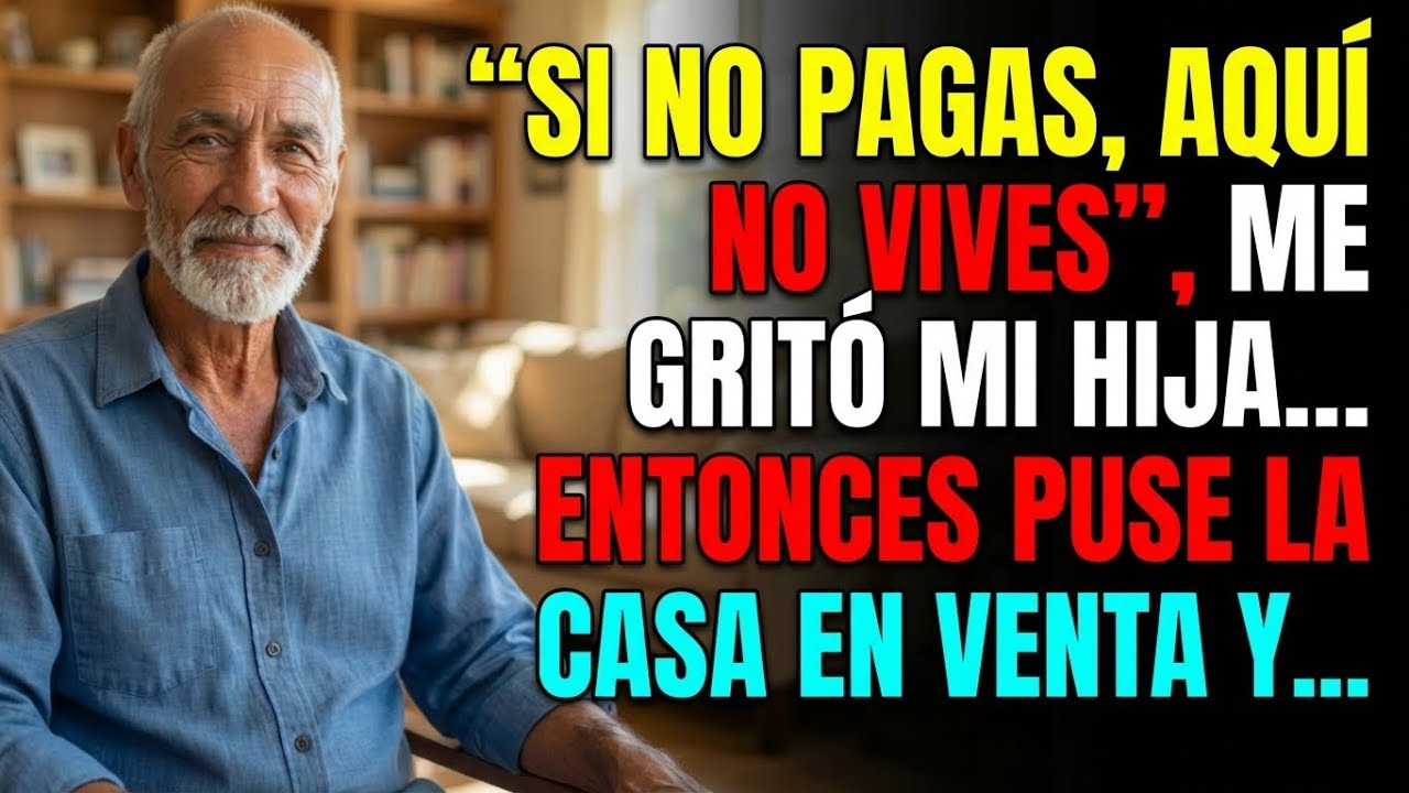 “Si no pagas, aquí no vives”, me gritó mi hija… Entonces puse la casa en venta y el final sorprendió