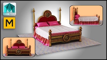 How to model a Bed in 3D Maya and Marvelous Designer 7