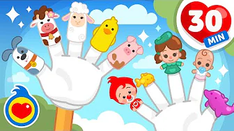 ¡Dedos Animalitos! ¿Dónde Están? 🖐️🎶 Y Más Canciones Infantiles de Familia Dedo (30 Min) | Plim Plim