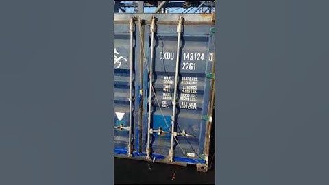 Import container fumigation with methyl bromide gas #fumigationservices #fumigacion