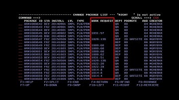 SRC   V4.x Mainframe Connector   Releasing ChangeMan ZMF Change Packages