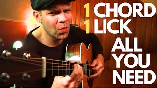 Play THIS EASY Lick on ACOUSTIC Guitar 😍