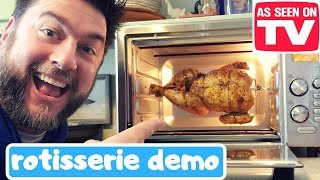 Emeril Power Airfryer 360 review: How to tie a chicken and rotisserie chicken. [109]
