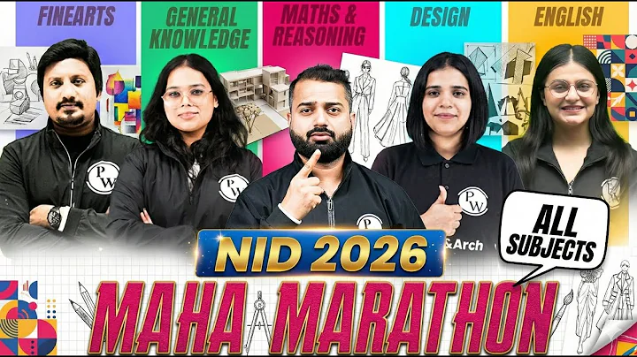 NID 2026 All-Subject Marathon 🚀 Last Chance to Boost Your Score