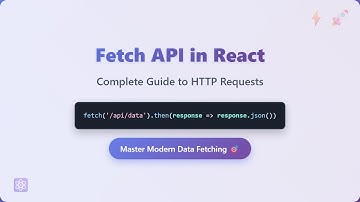 Fetch API in React: Mastering Data Fetching for Beginners 🚀