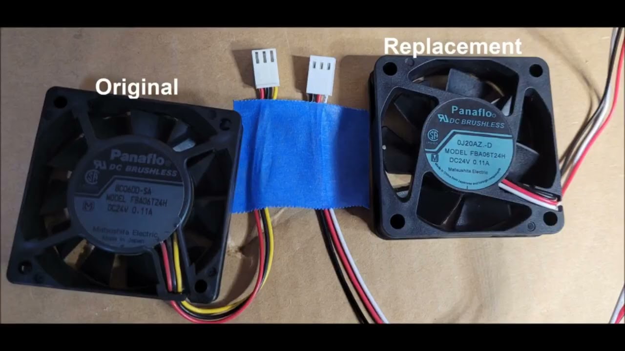 Caution/ warning ⚠️  when you are replacing cooling fans on Fanuc controls and drives