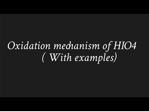 Oxidation of glycols using HIO4 |Mechanism of per-iodic acid as an oxidizing agent |NET, GATE & NEET