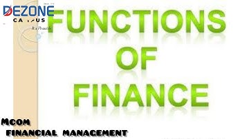 CALICUT UNIVERSITY M.COM 3RD SEM FINANCIAL MANAGEMENT CHAPTER 1 FOUNDATION OF FINANCE