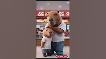 Capybara thèm gà rán và cái kết #ai #funny #hoathinhvuinhon #hoathinh #cartoon #capybara