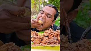 Part 189 spicy pork & fish fry & pork masala curry eating video #mukbang#naga#india #shorts