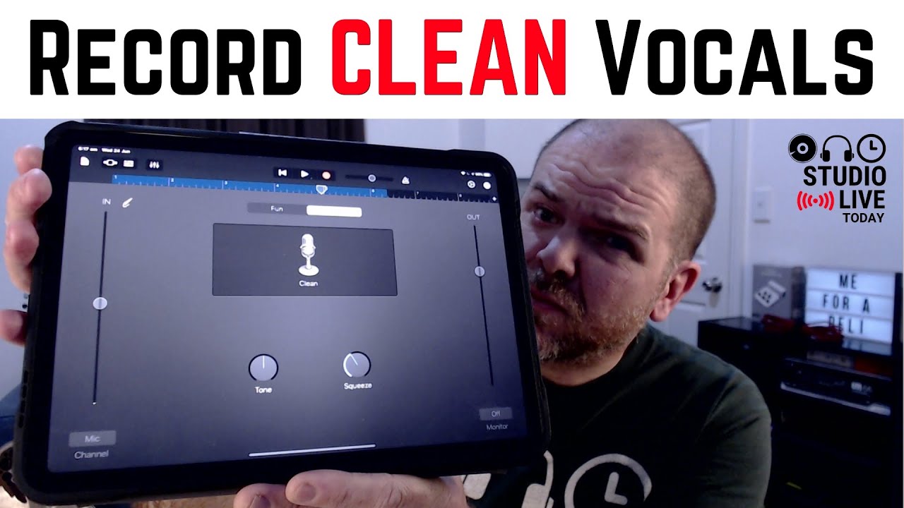 How to record quality CLEAN audio in GarageBand iOS iPadiPhone