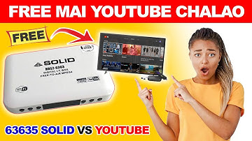 Solid box hd 6363 mai Yutube kese chalye full video #mohitgadget         #soliddthbox #solidbox