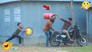 Update Viral Popping Balloon Blast Prank in Gas Cylinder  BY Bidik Prank! Part 3