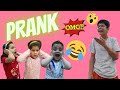 Doing prank on my sisters with my brother  sister  tanishq and bunny