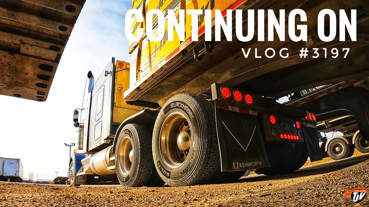 CONTINUING ON | My Trucking Life | Vlog #3197 - YouTube