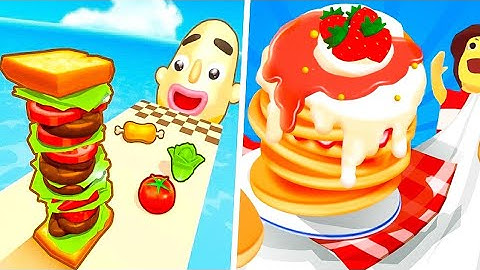 Sandwich Runner | Pancake Run - All Levels Gameplay Android,iOS - NEW APK GIGA UPDATE