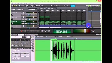 Slicing Fun in Mixcraft 7 Performance Panel