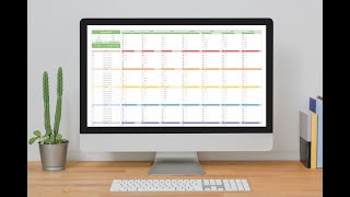 Dynamic Google Sheets Calendar Template Setup
