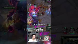 MASSIVE Sett ULT using Cho'gath to SQUISH KILL his TEAMMATE! | League of Legends #shorts