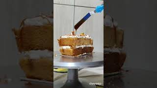 Cake Assembly || Bengali Voiceover || Indulgee || Tier Cake Assembly || Butterscotch Cake ||