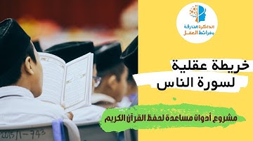 خريطة عقلية لسورة الناس  - مشروع أدوات مساعدة لحفظ القرآن الكريم