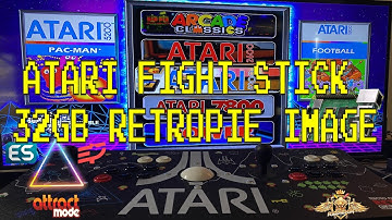 The Atari Fight Stick Retropie 4- 32gb | Preset Controls