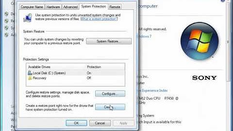 Windows 7 Tutorial System Restore Microsoft Training Lesson 2.8
