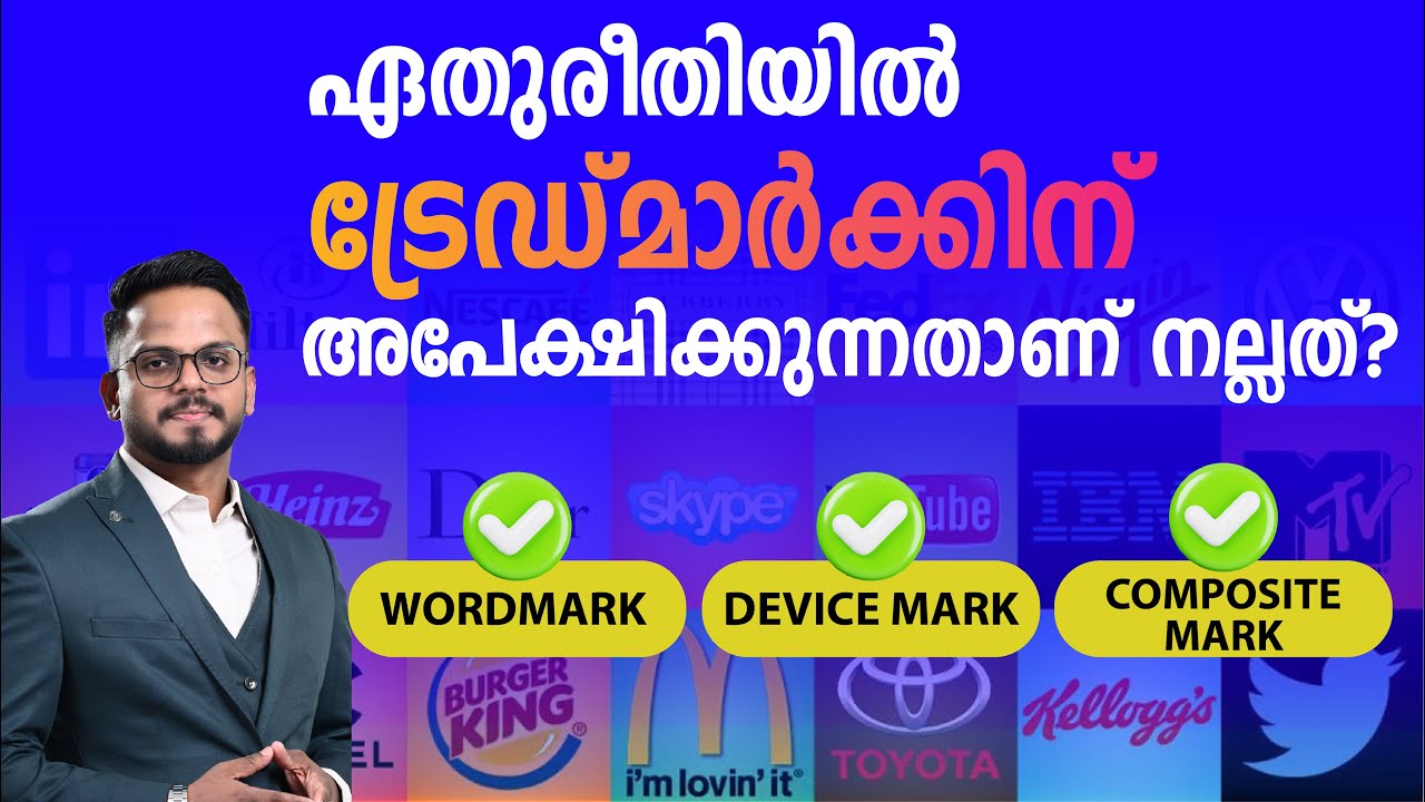 ഏതുരീതിയിലാണ് TRADEMARK ചെയ്യേണ്ടത്? | Wordmark, Device mark, Composite ...