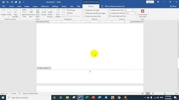 របៀបដាក់លេខទំព័រ លើកលែងទំព័រទី១ ក្នុងកម្មវិធីWord