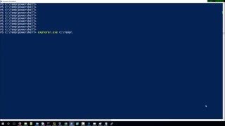 How to start windows explorer from Powershell