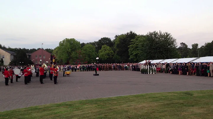 Beating Retreat in JHQ Rheindahlen to mark the closure of the compund in Summer 2013