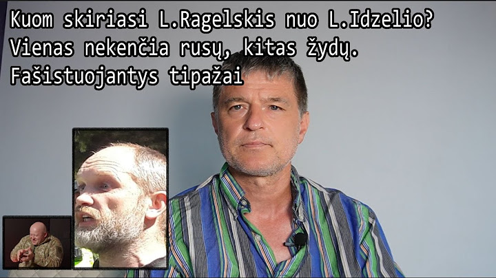 L. Ragelskio fašistuojanti retorika nukreipta prieš žydus