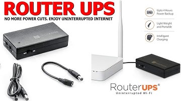 Router UPS Power Backup for Wi-Fi Router🔋