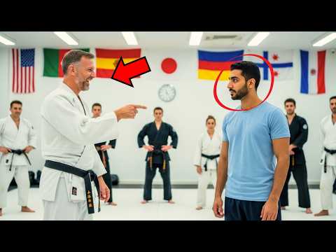 أمريكي حامل حزام أسود تحدى عامل نظافة عربي للتسلية وما حدث بعدها صدم الجميع