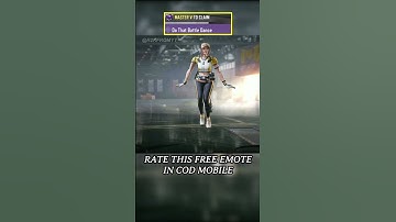 Rate this FREE Emote in S11 in CODM #shorts #viral