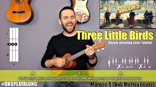 Maroon 5 - Three Little Birds Ukulele Cover Tutorial (lyrics|chords|MusicSheet)