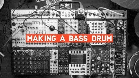 How to make a bass drum ( Beginners Eurorack patching tutorial )