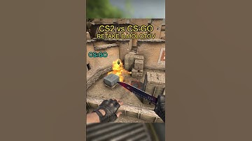 CS2 vs CS:GO - Retake B Molotov 🥵 #shorts #cs2