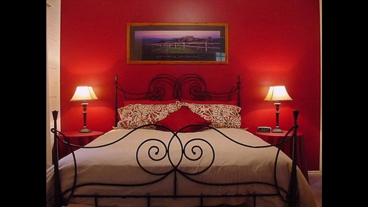 Ideas de dormitorio rojo y negro - YouTube