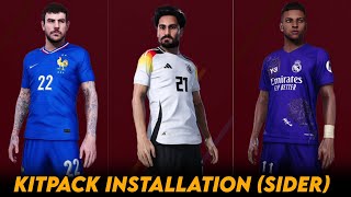 PES 2021/FL24 - Ajouter des Maillots/Kitpack (via Sider)